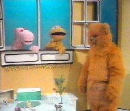 Geoffrey and Bungle prepare for a wild night out - 1981